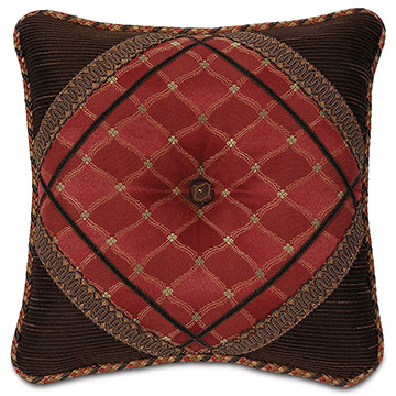 Sadie Garnet Diamond Tufted