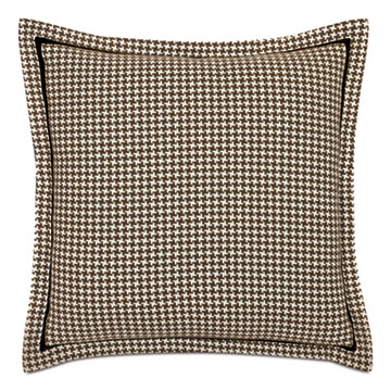 HIGHLAND HOUNDSTOOTH DECORATIVE PILLOW