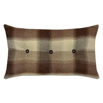 HIGHLAND BUTTON-TUFTED DECORATIVE PILLOW