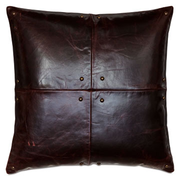 HIGHLAND LEATHER DECORATIVE PILLOW
