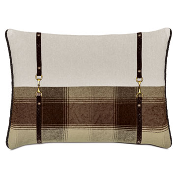 HIGHLAND BUCKLE DECORATIVE PILLOW