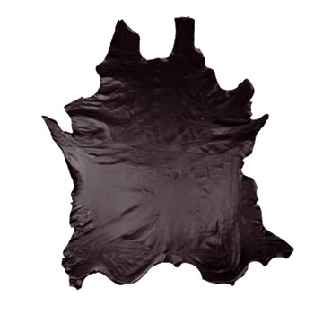 TUDOR MAHOGANY LEATHER HIDE FULL