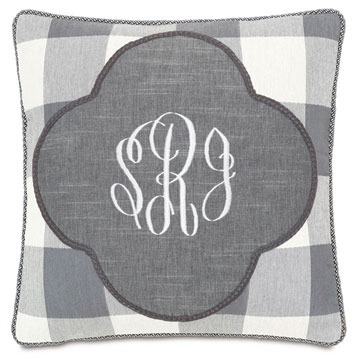 Duvall Slate Monogrammed Insert