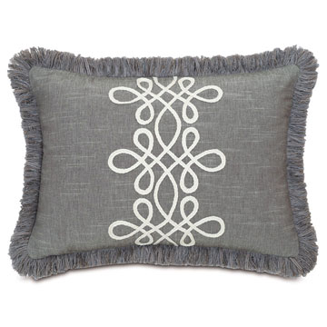 Duvall Slate With Brush Fringe