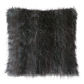 Indochine Faux Fur Decorative Pillow