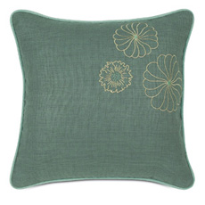 Embroidered Marny Teal