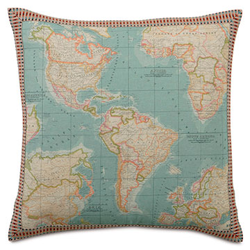 Monde Ocean With Border