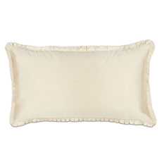 Serico Ivory With Lena Pleat King Sham