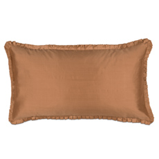 Serico Rust With Lena Pleat King Sham