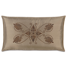 Anthemion Taupe/Brown King Sham