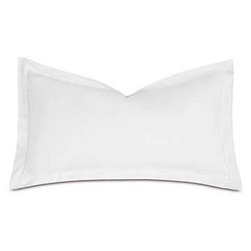 Deluca Sateen King Sham in White