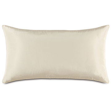 Freda Taffeta King Sham in Ivory
