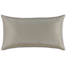Freda Taffeta King Sham in Steel