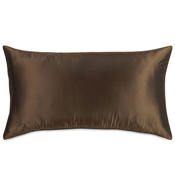 Freda Taffeta King Sham in Chocolate