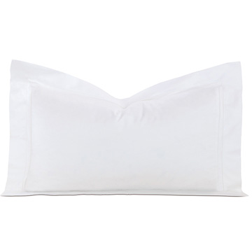 Lusso Sateen King Sham in White