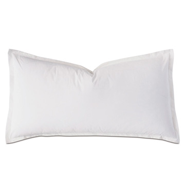 Vail Percale King Sham In White