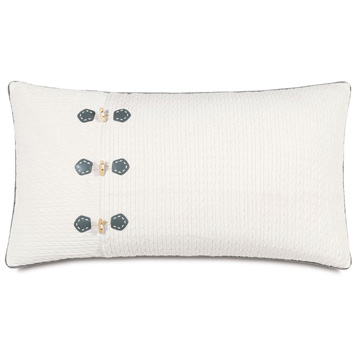 Jude Ivory King Sham (Left)