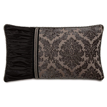 Isadora Charcoal King Sham (Left)