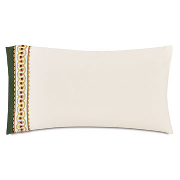 MANDERLEY BORDER CUFF KING SHAM LEFT