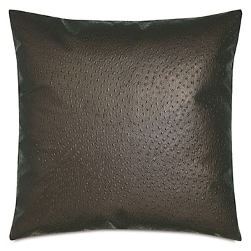LAETITIA FAUX LEATHER EURO SHAM