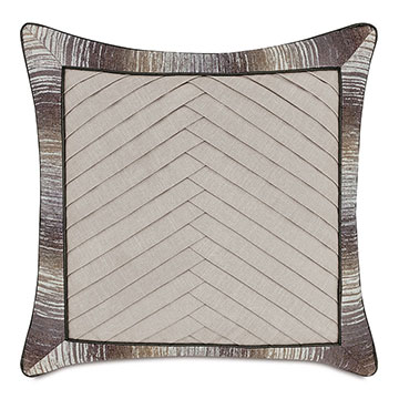 LAETITIA PLEATED DECORATIVE PILLOW