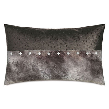 LAETITIA NAILHEAD DECORATIVE PILLOW