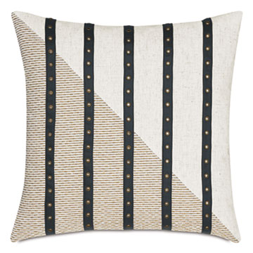 LEVI GROMMET DECORATIVE PILLOW