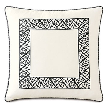 Medara Graphic Border Decorative Pillow