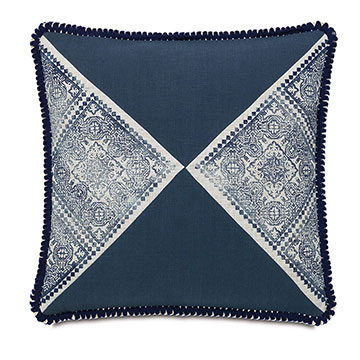 Ledger White Block-Printed