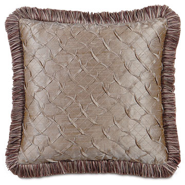 Carmo Pewter With Brush Fringe