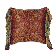 Medici With Fringe On Sides Decorative Pillow