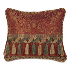 Medici & Gozzoli With Fringe Decorative Pillow