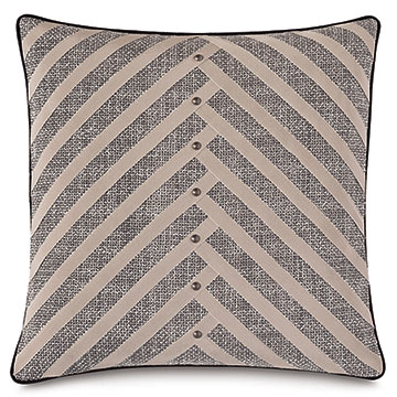 Maddox Diagonal Pleat Decorative Pillow