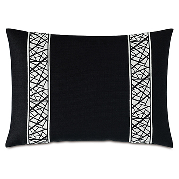 Maddox Abstract Border Decorative Pillow