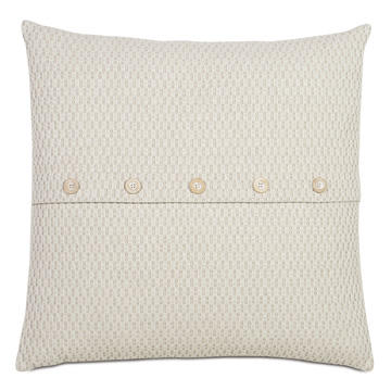 Maritime Coastal Accent Pillow In Cream