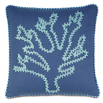 Breeze Sapphire With Coral Design