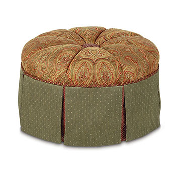Glenwood Round Ottoman