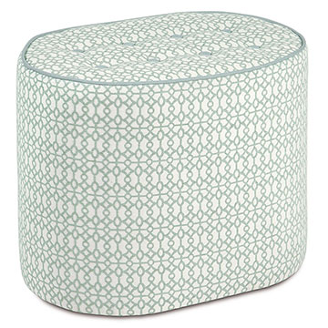 Montoya Jade Ottoman