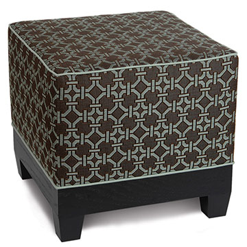 Tonkin Espresso Cube Ottoman