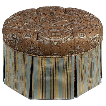 Antalya Round Ottoman