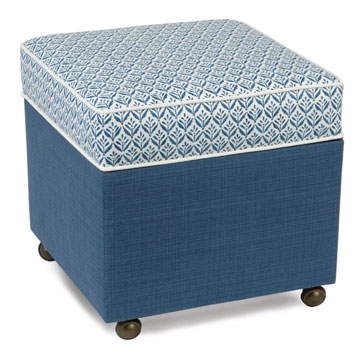 Kari Iris Storage Boxed Ottoman