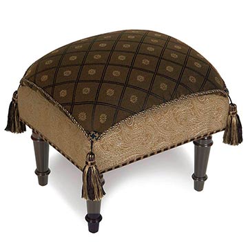 Birkdale Chocolate Pillow Top Stool