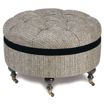 Abernathy Round Ottoman