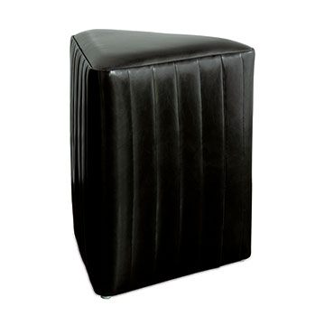 Zelda Faux Leather Ottoman