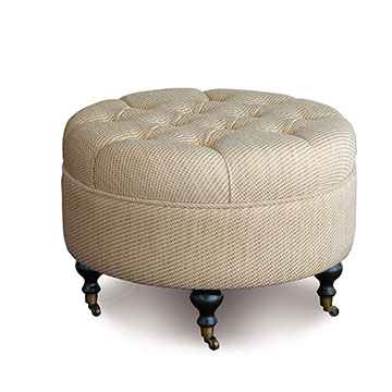 Momboro Sand Round Ottoman