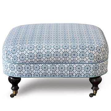 Penelope Caster Ottoman