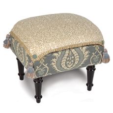 Sydney Linen Pillow Top Stool