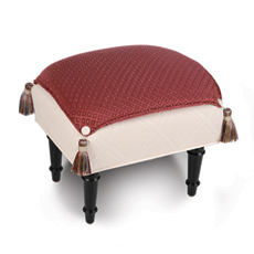Margo Poppy Pillow Top Stool