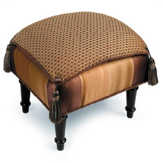 Devina Bronze Pillow Top Stool