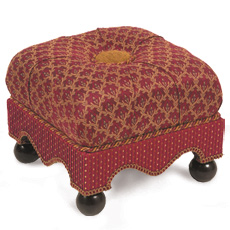 Hoxie Cherry Medium Ottoman